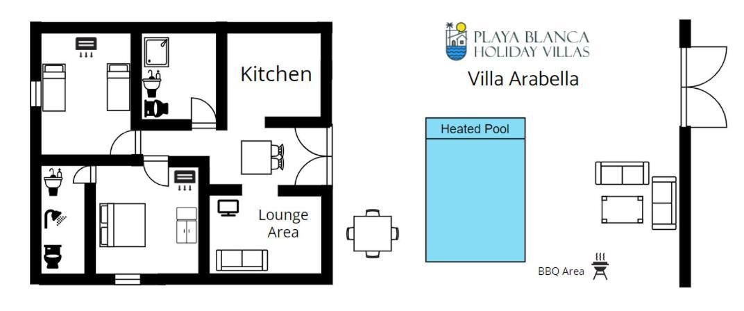 Villa Arabella - Parque Del Rey - Playa Blanca