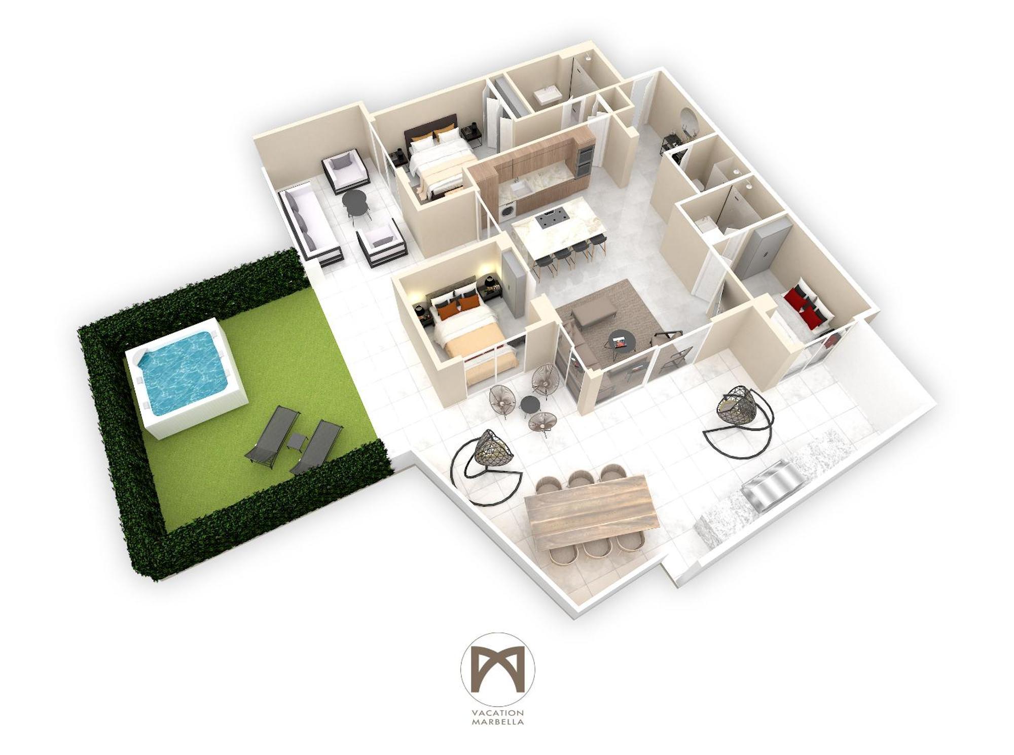 Apartamento Vacation I Las Lolas, Ground Floor Apartment, Family And Pet Friendly, Close To Puerto Banus And Golf Courses Marbella