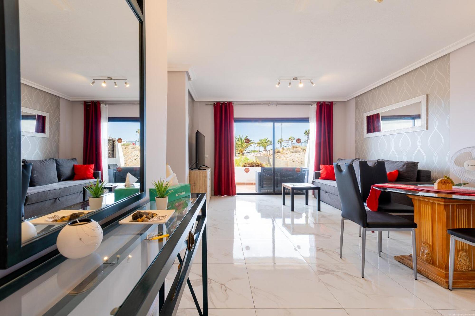 Apartment Modern In Golf Del Sur, Ac237, Tempered Pool And Ocean View San Miguel de Abona