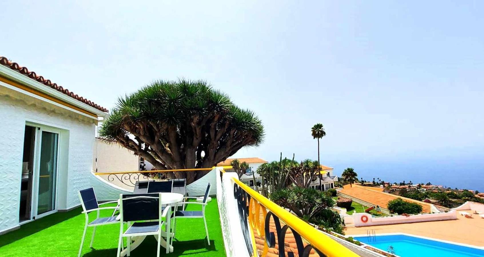 Acogedora En Tenerife Con Vistas Piscina Y Wifi Apartamento