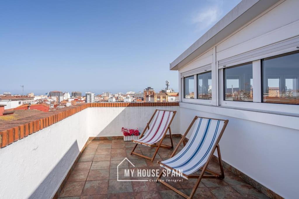 Myhousespain - Atico Con Gran Terraza En * Gijon
