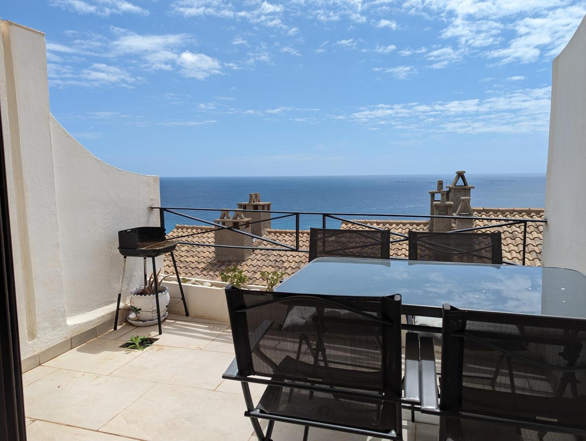 Apartamento Adosado Pueblo Acantilado 31 Mar Piscina Y Parking