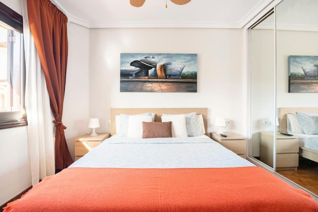 Royal Blue Terracotta Designer Golf Del Sur Apartment