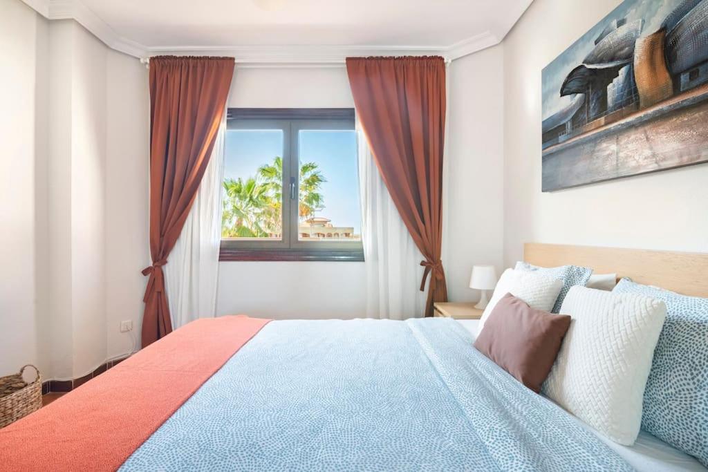 Royal Blue Terracotta Designer Golf Del Sur Apartment *