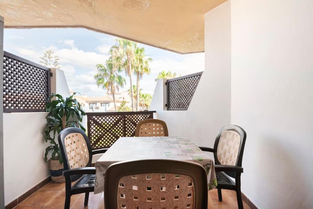 Royal Blue Terracotta Designer Golf Del Sur Apartment