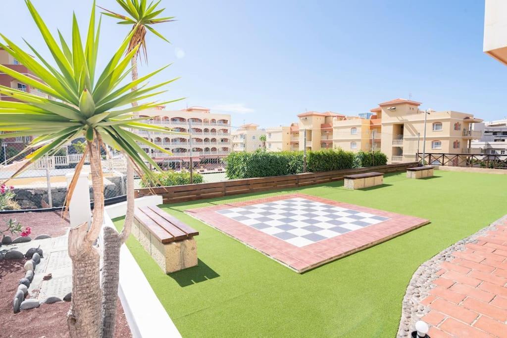 Royal Blue Terracotta Designer Golf Del Sur Apartment *