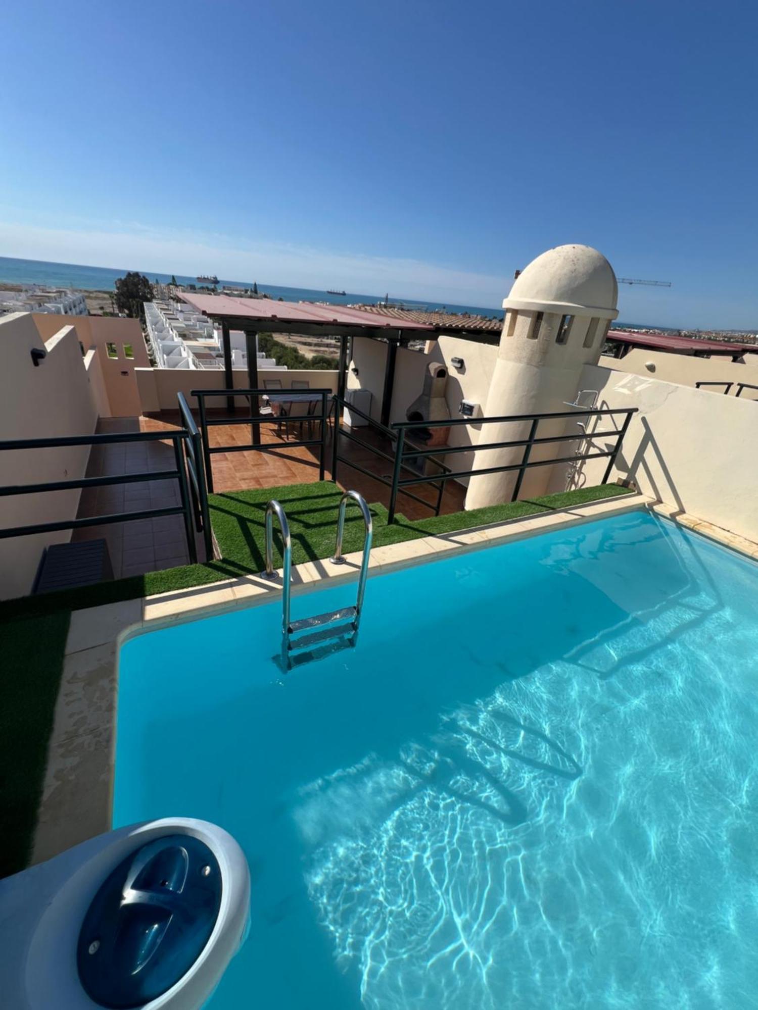 Atico Con Vistas Al Mar Y Piscina Privada Apartamento Vera