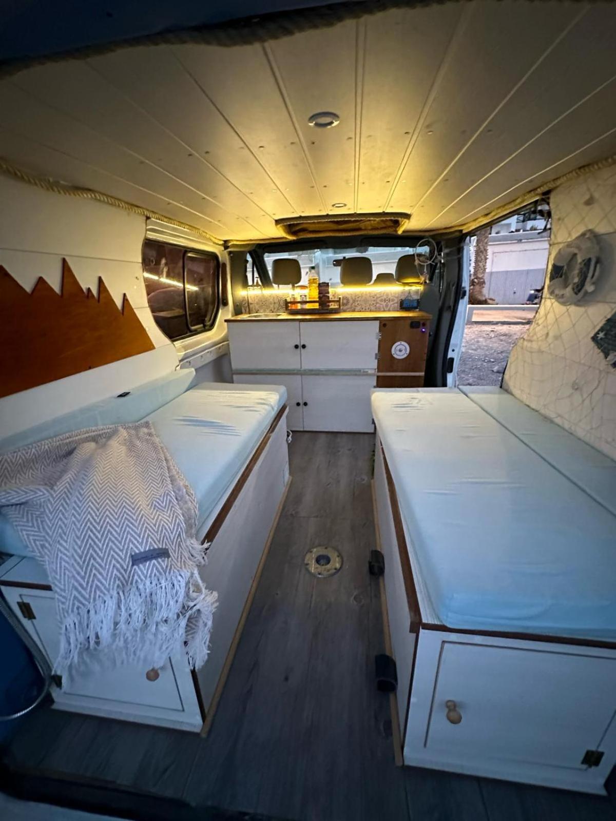 Camper Van Orange Crab Camping *