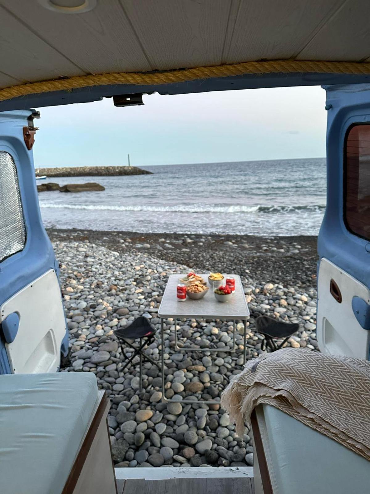 Camper Van Orange Crab Los Abrigos