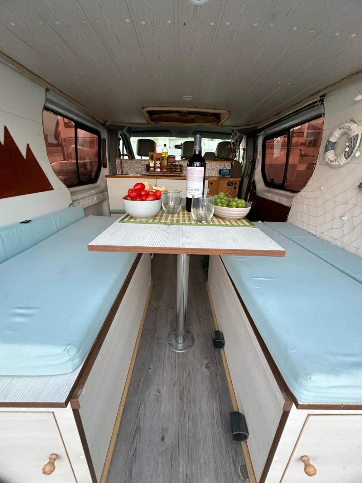 Camper Van Orange Crab Camping Los Abrigos