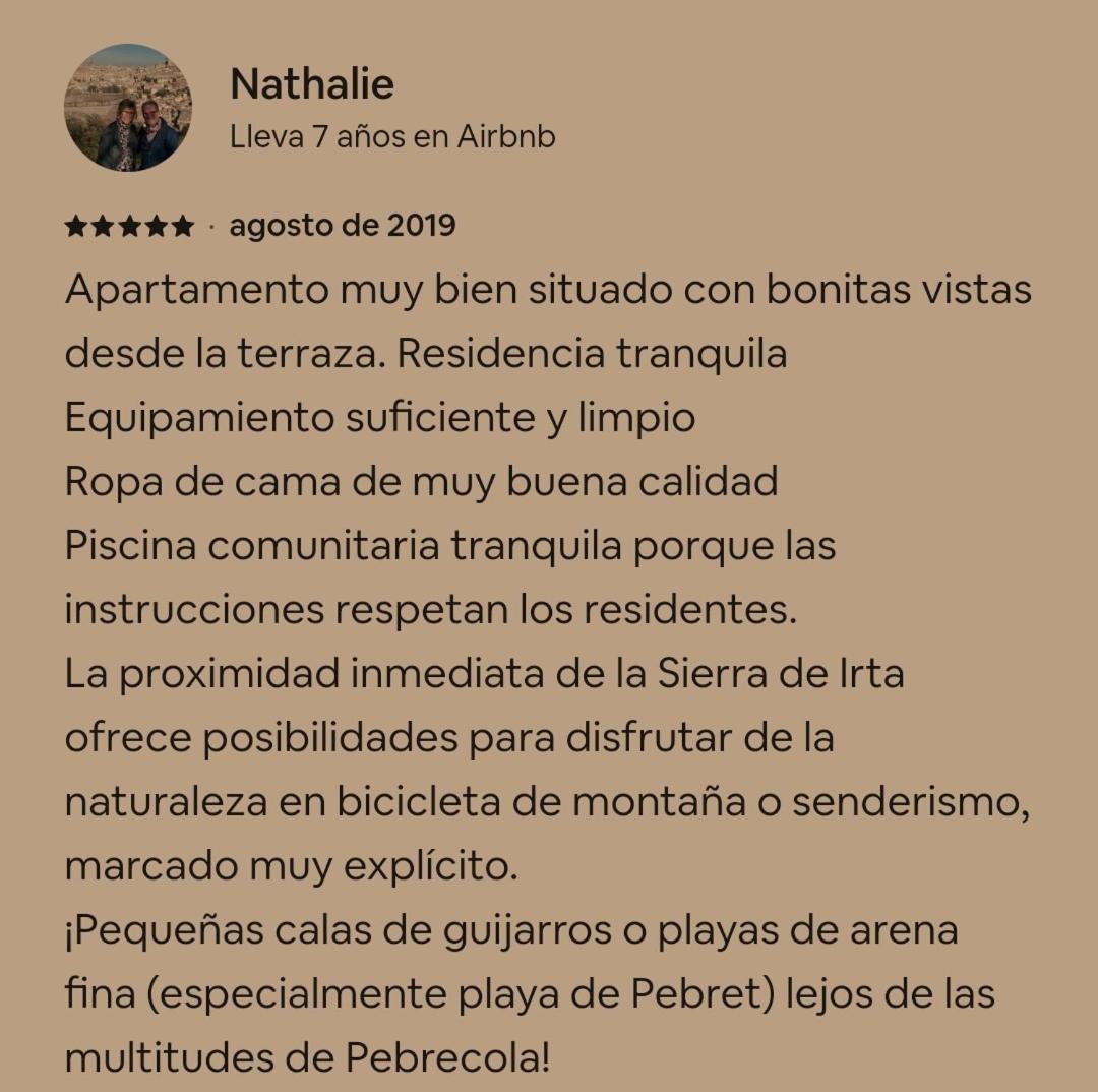 Apartment En Sierra De Irta Font Sol 4 *