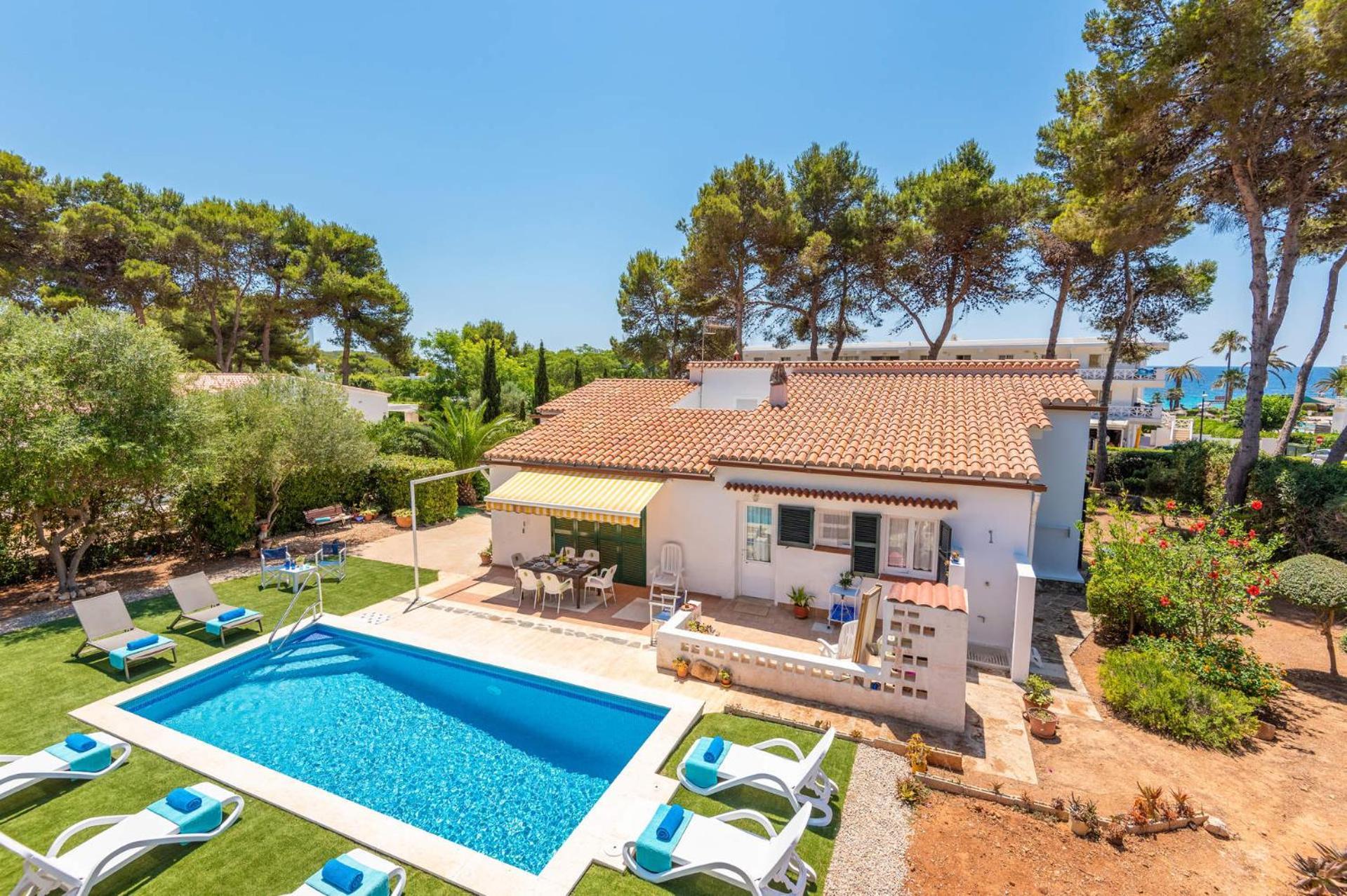 Rustic Garden Minorcan Style With Private Pool And Sea Lodge Santo Tomas