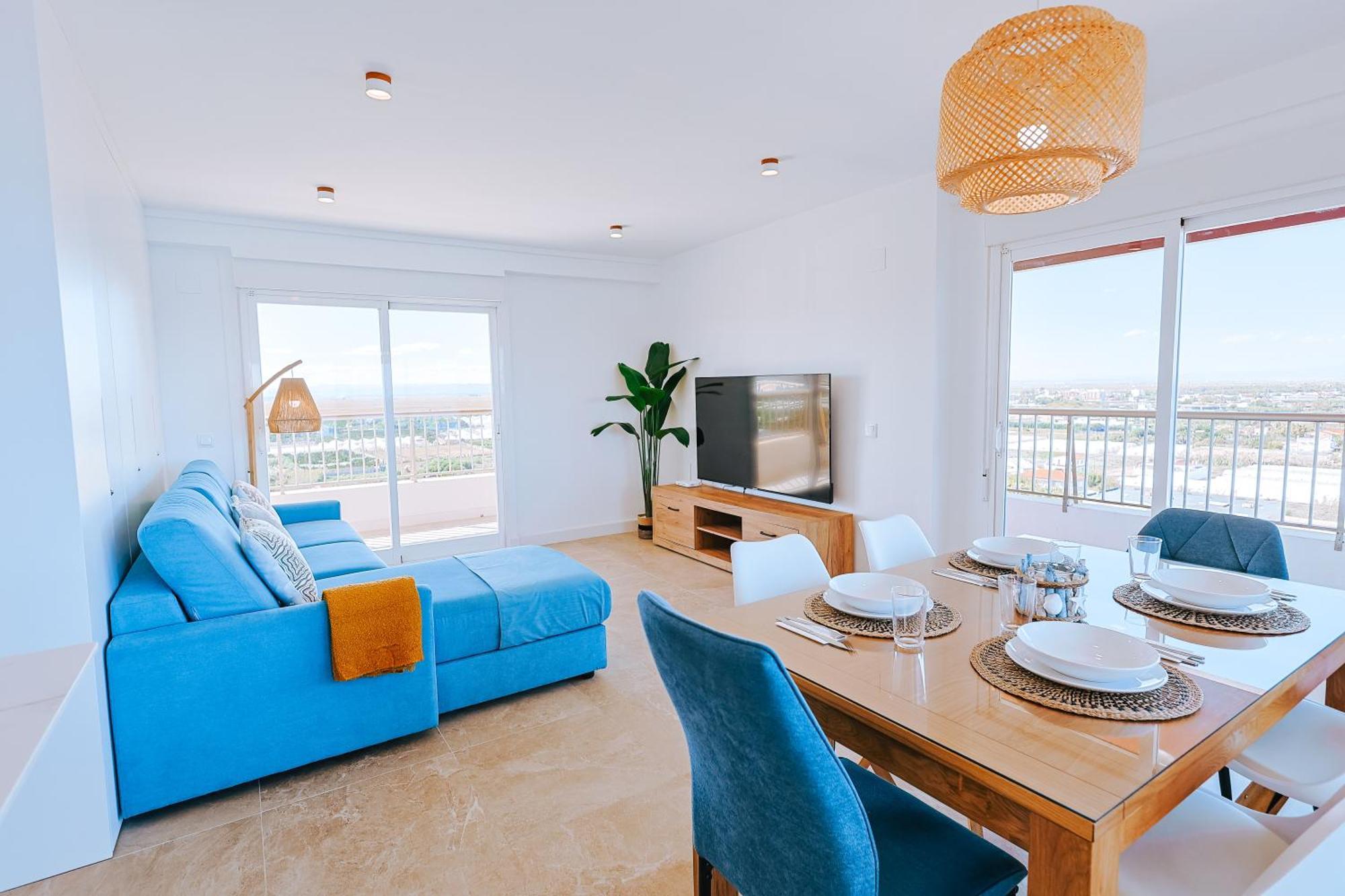 Premium Con 5 Piscinas Barbacoa Tenis Frontenis Apartamento Mareny Blau