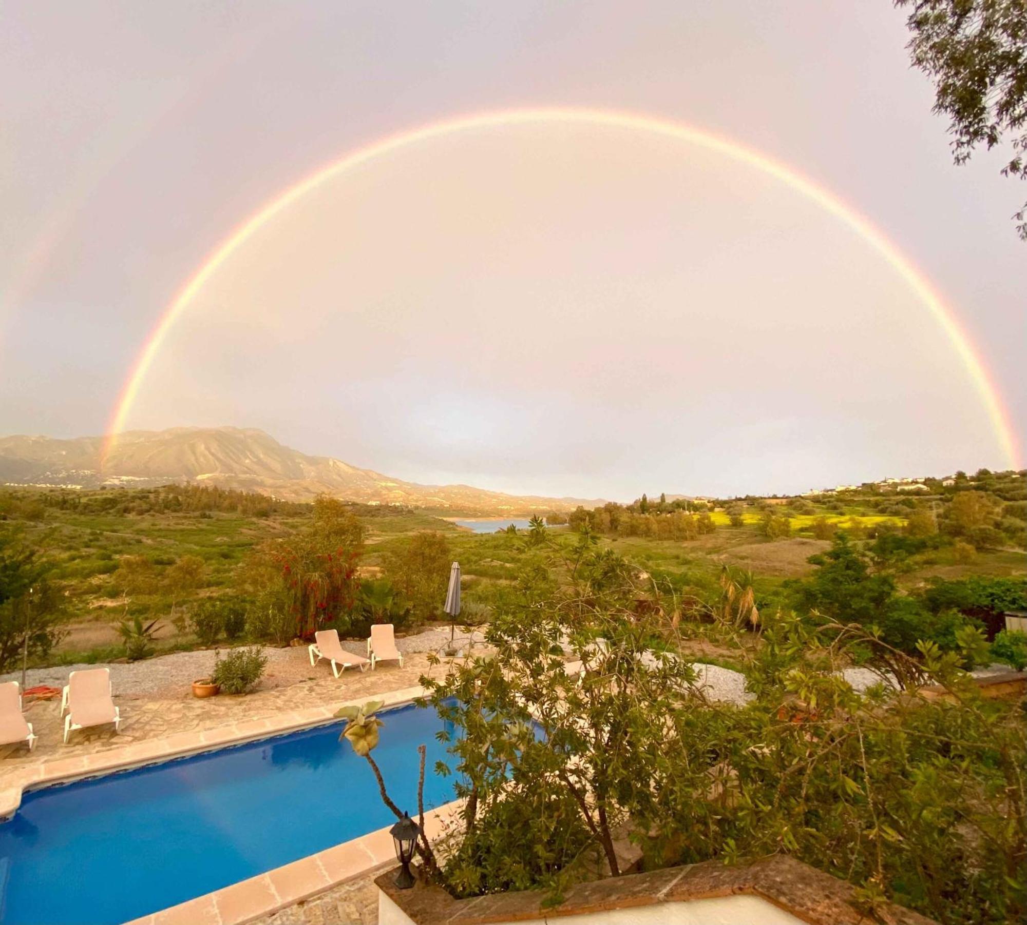La Rustica En Vinuela, Piscina Privada