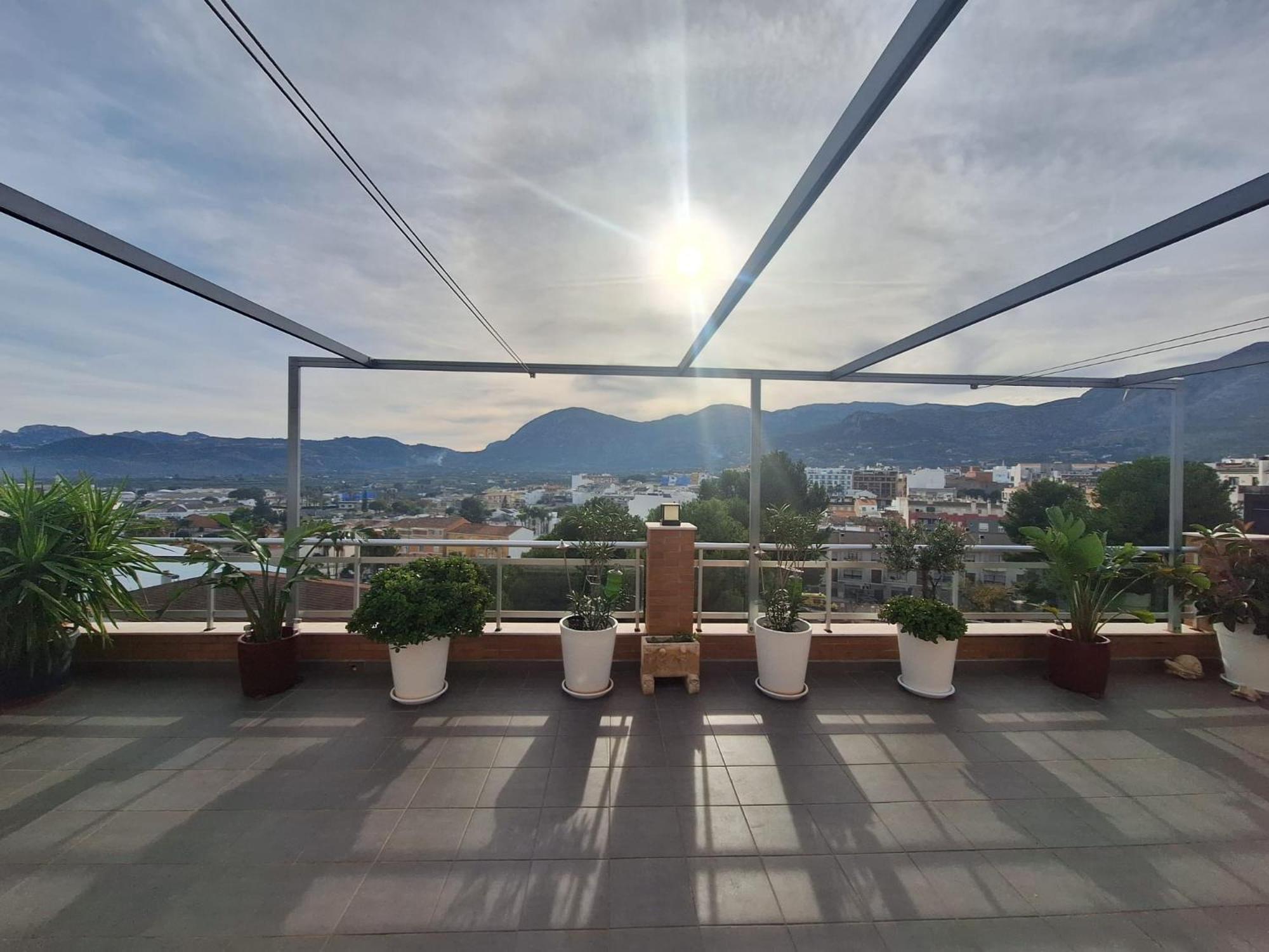 Atico Duplex Baladrar: Spacious Terrace Retreat Near Denia & Golf Apartment Pego