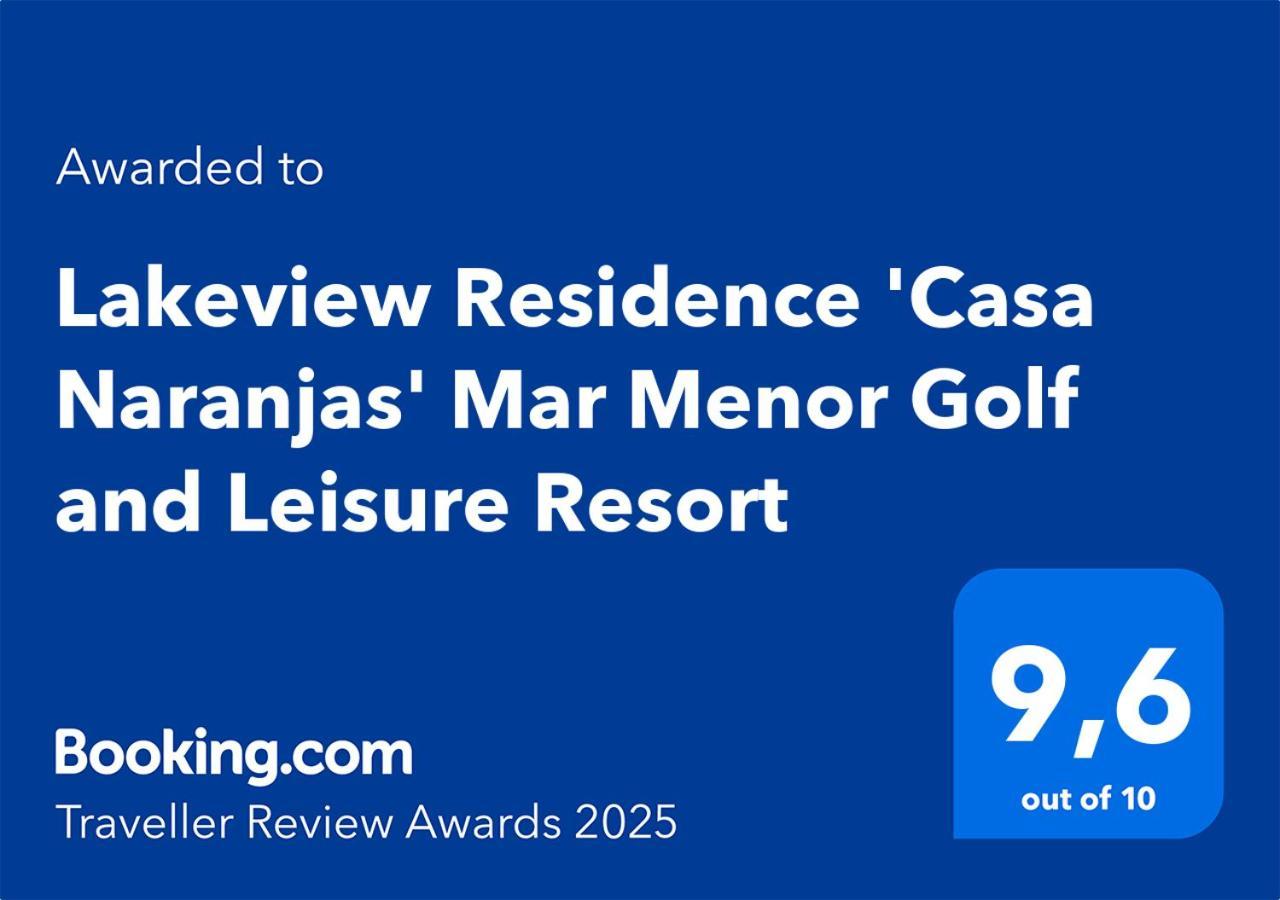 Lakeview 'casa Naranjas' Mar Menor Golf And Leisure Apartamento