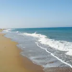 Villa andaluza en zona Playa Barrosa con piscina y barbacoa