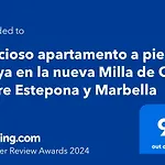 Precioso apartamento a pie de playa en la nueva Milla de Oro entre Estepona y Marbella