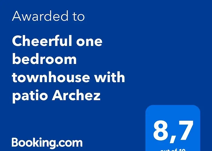Cheerful One Bedroom Townhouse With Patio Archez