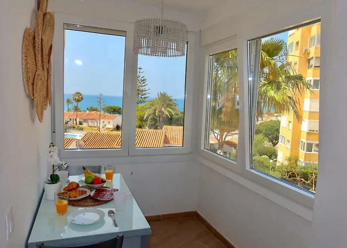Lujoso piso con vista al mar en la cala de mijas