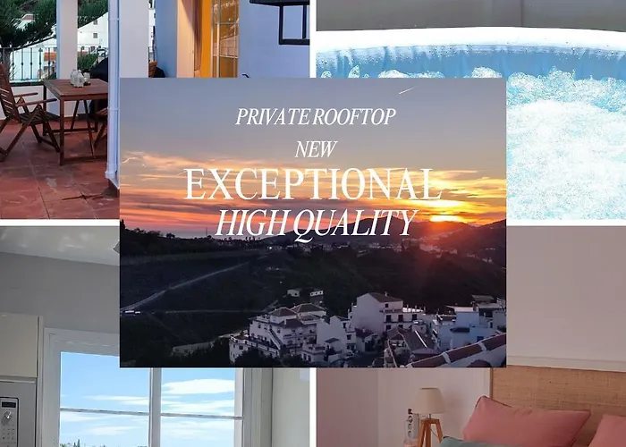 Penthouse With Hot Tub And Air Conditioning Offering Breathtaking Panoramic Mountain And Sea Views