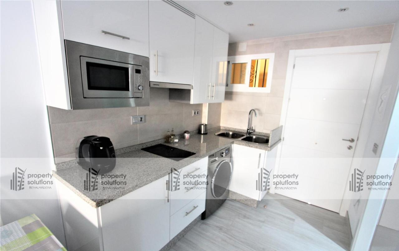 340 Estudio En Minerva - Piscina Todo El Año -excelente Wifi Apartamento Benalmádena