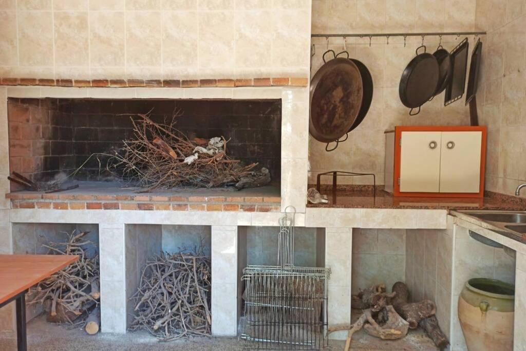 Villa Rústica Privada Con Gran Y Piscina Elche
