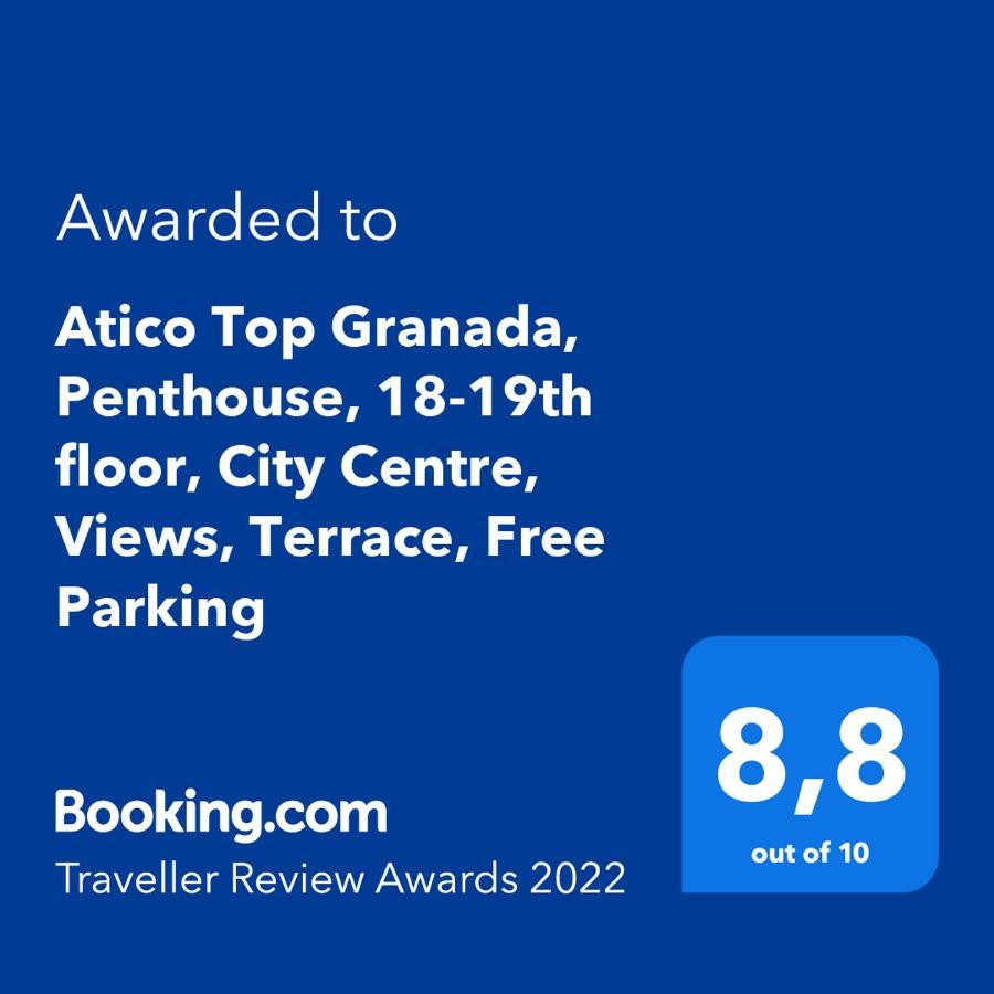 Atico Granada, Penthouse, 18-19th Floor, Centre, Views, Terrace, Free Parking *