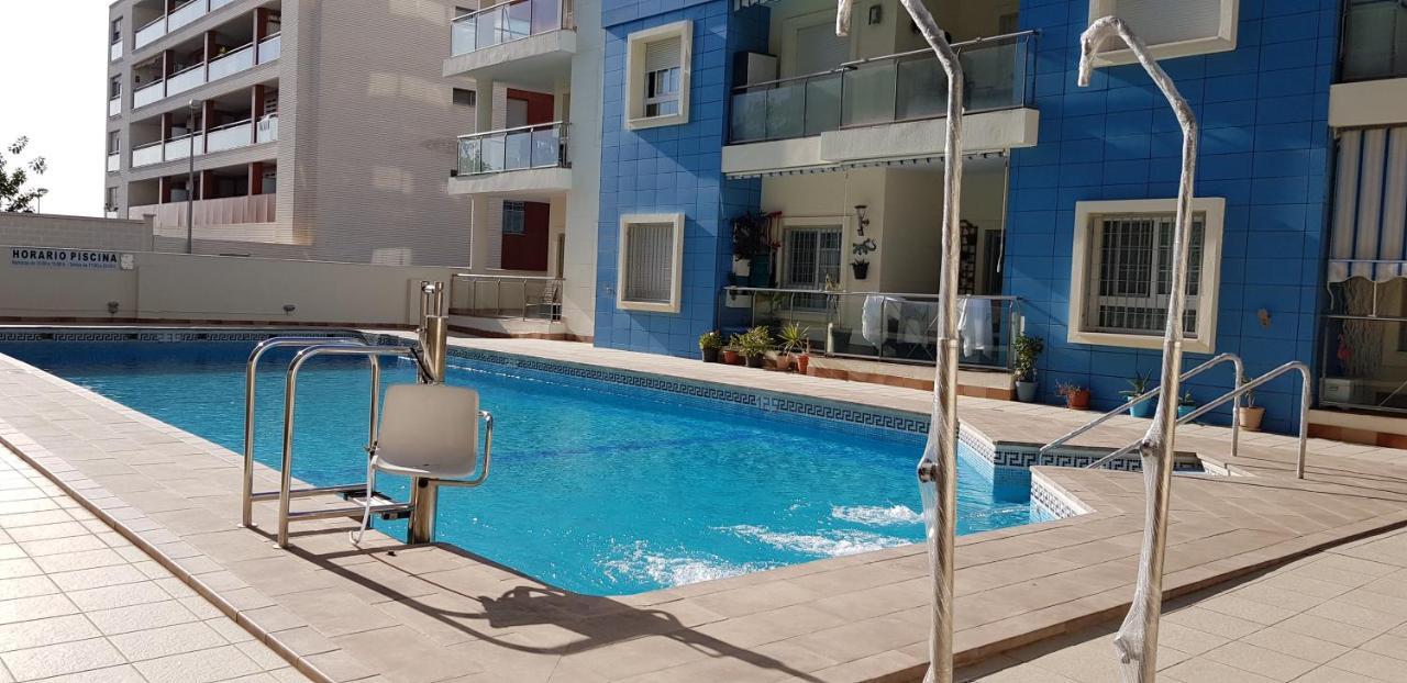 Apartamento Black Level, 30m Playa, Pool, Wifi Almería