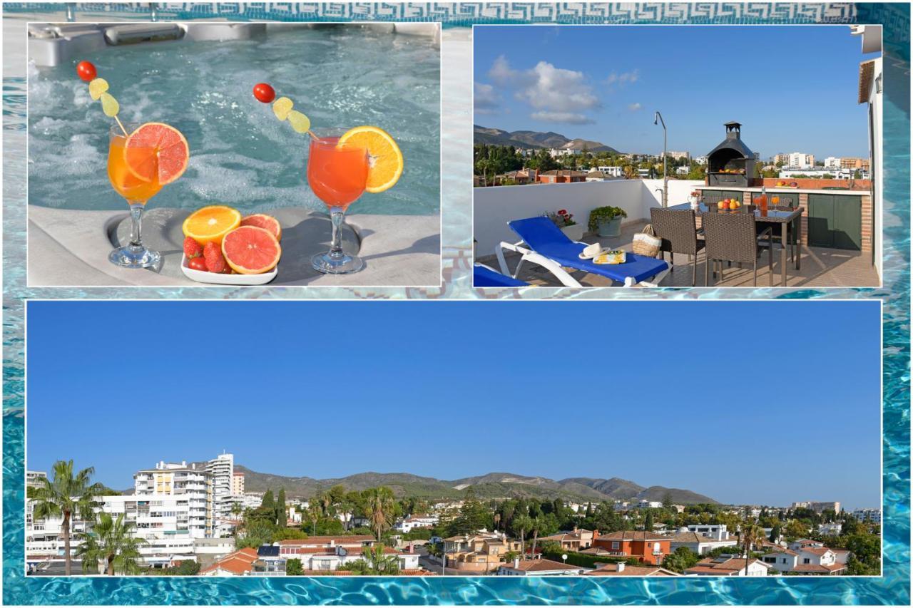 Isla De 1, Jacuzzi, 80m From The Sea, Ac, Bbq, Private Parking, Big Terrace Apartamento Benalmádena