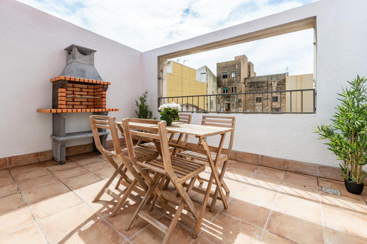 Atico Duplex Con Barbacoa Y Terraza En Barri Port Maritim *