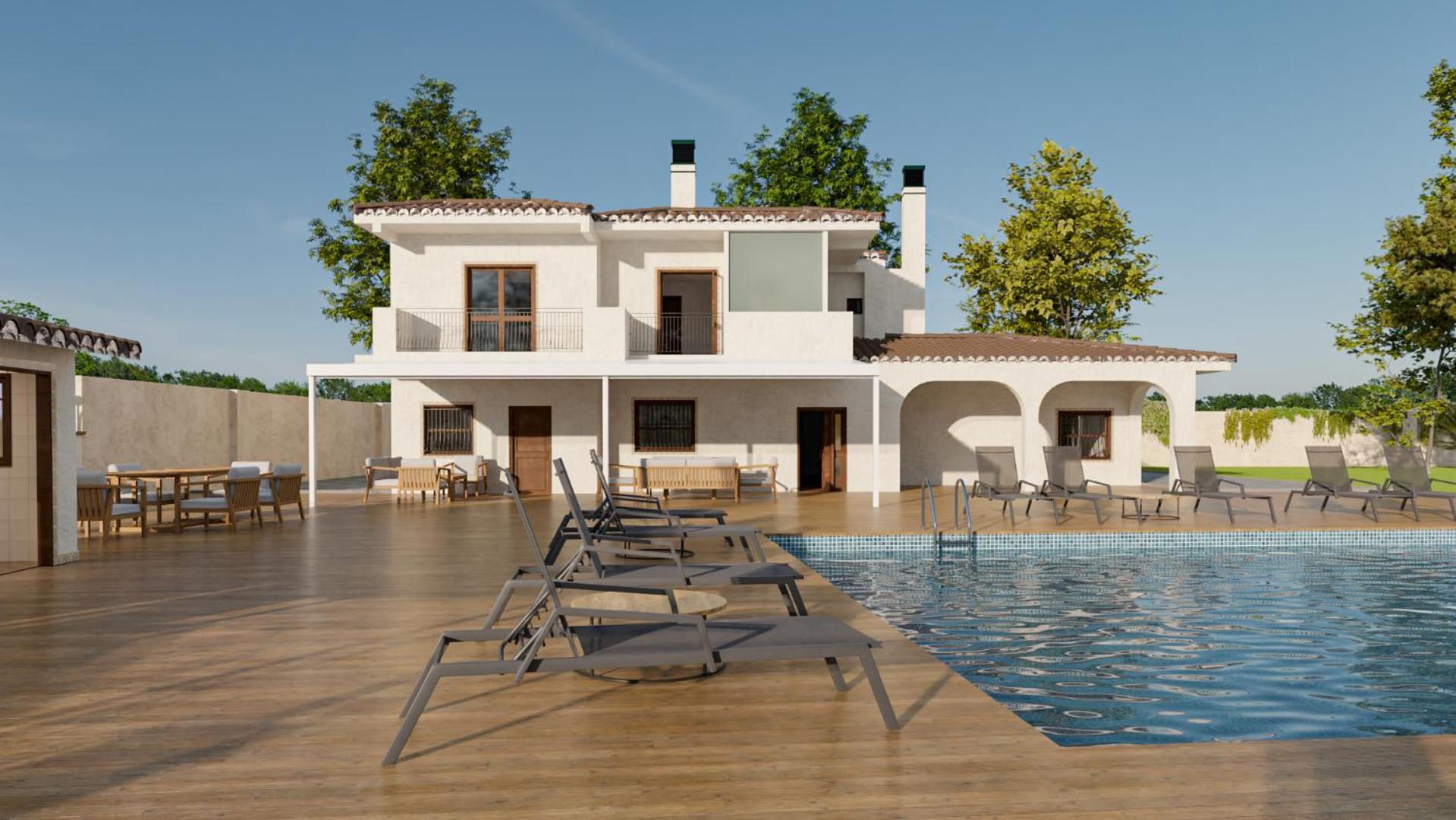 Huerta 1 Manises, Jacuzzi, Sauna, Piscina