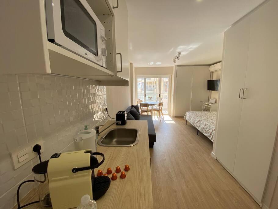 Acogedor Estudio C/ Vistas Al Mar, Recepcion 24 Hs * Benalmádena