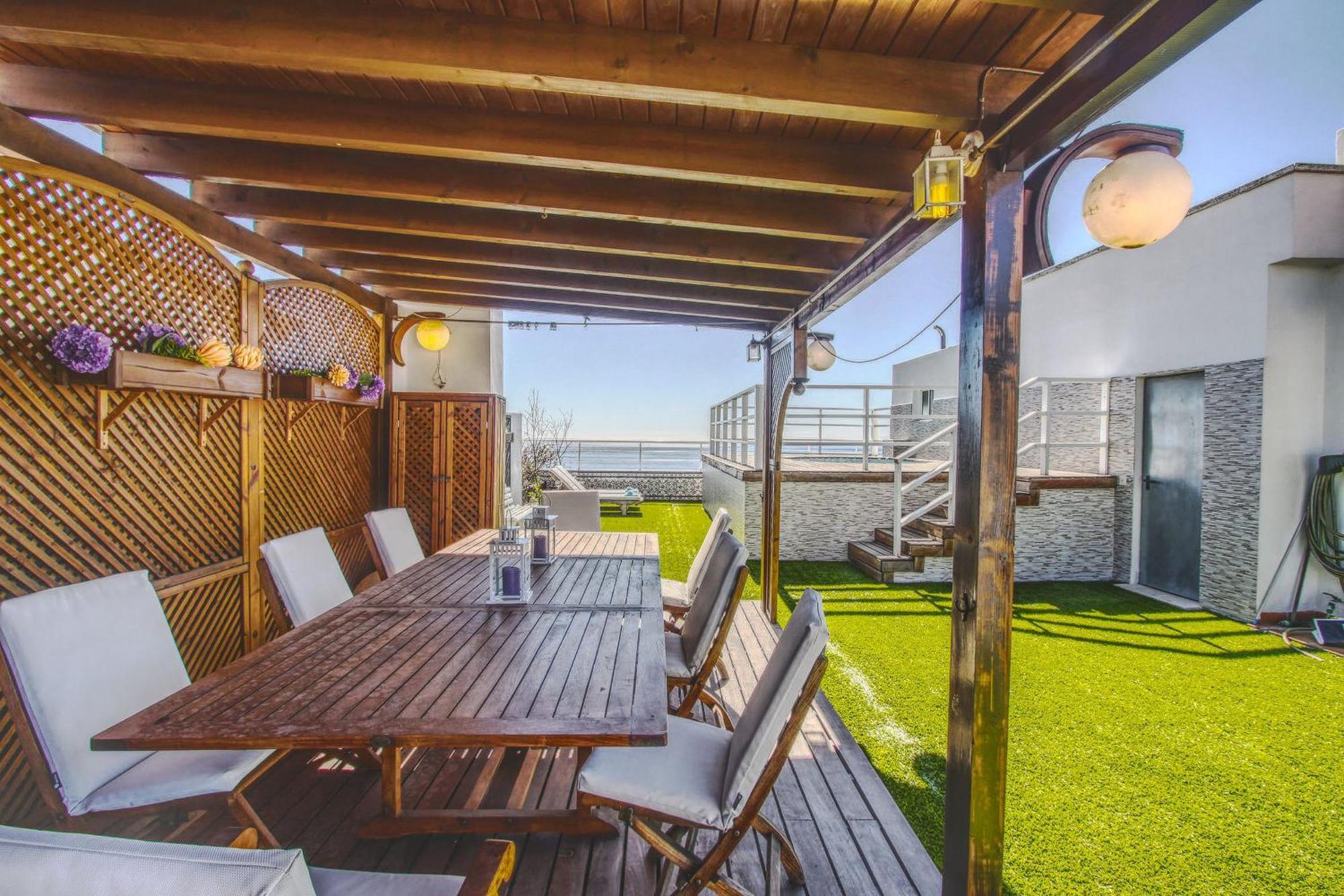 1149 Unique Beachfront Penthouse Center 400m2 * Marbella