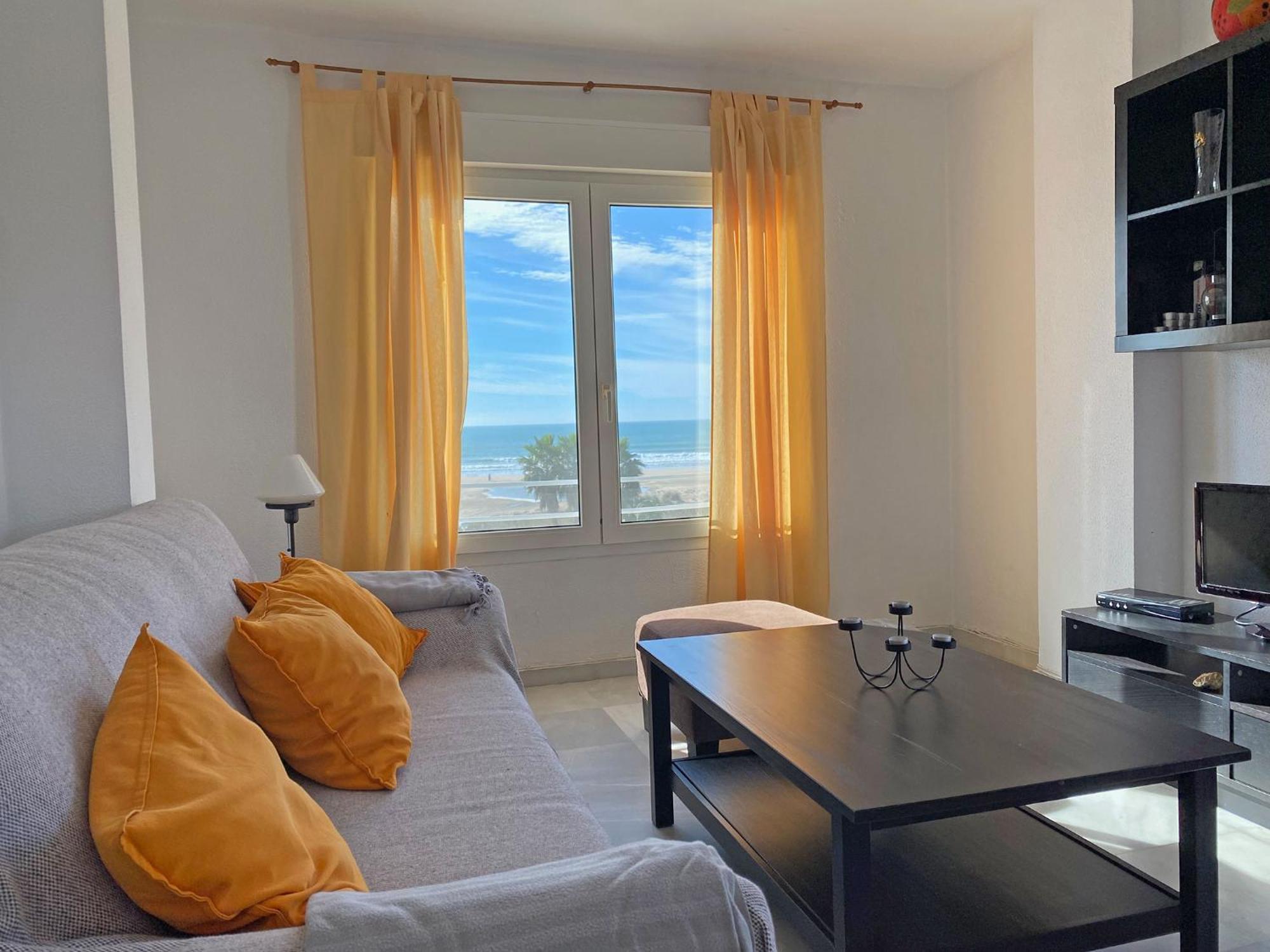 Santa Barbara B Front With Terrace, Sea View In And Garage In Conil * Conil De La Frontera