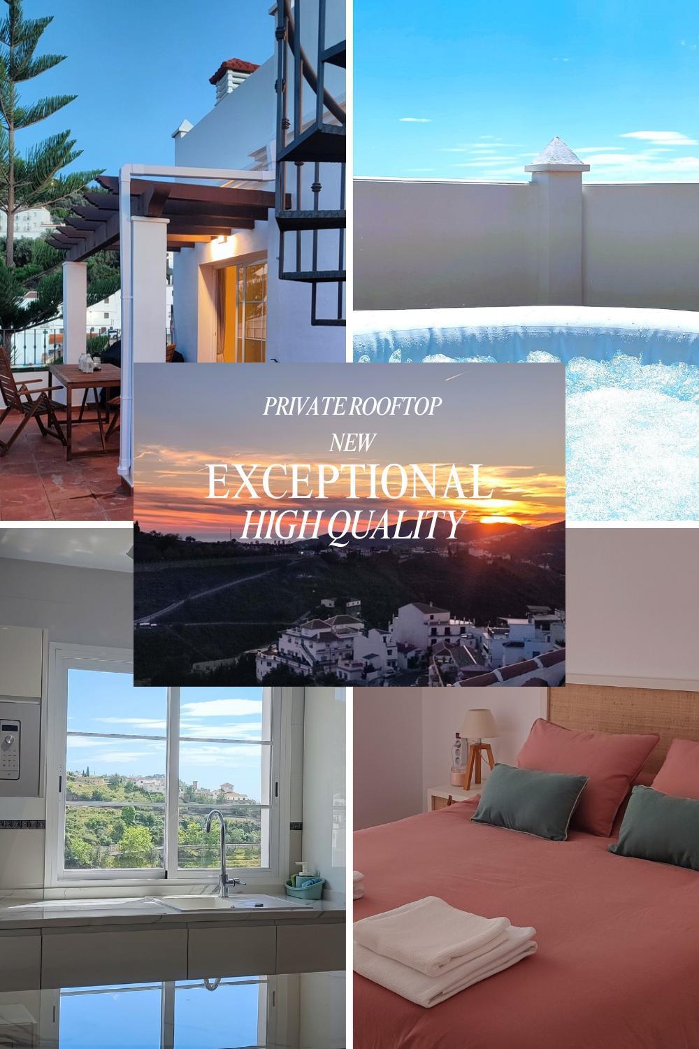 Penthouse With Hot Tub And Air Conditioning Offering Breathtaking Panoramic Mountain And Sea Views *