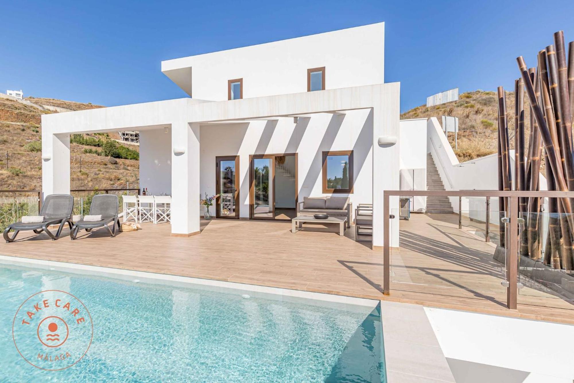 With Seaview In Torrox - Tcm Villa Málaga